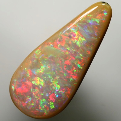SOLID BOULDER OPAL Sparkling red, green and purpl fire. SEE VIDEO